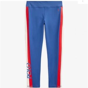 Polo Ralph Lauren NWT Logo Stretch Jersey Leggings Girls Size XL (16)